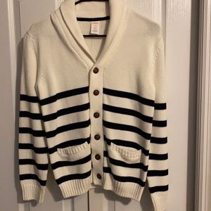 Gymboree boys striped sweater cardigan L 10-12